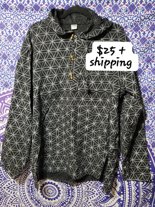 Cotton Flower of Life Hoodie
