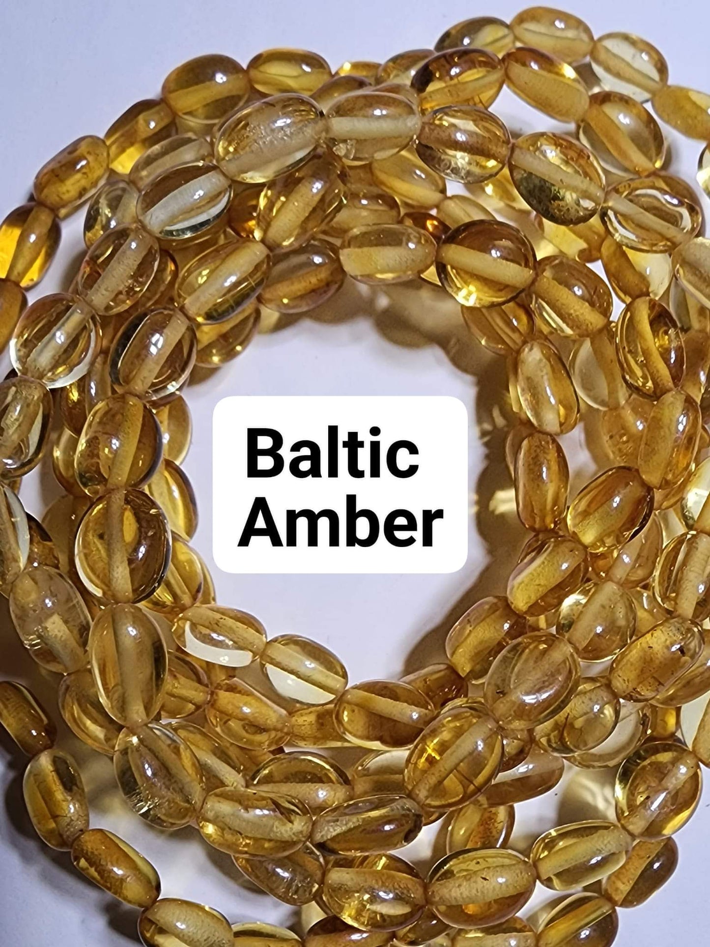 Baltic Amber Bracelet Citrine Color